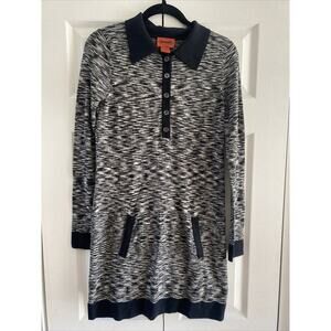 Missoni For Target Knit‎ Dress Size XS Button Neckline And Front Pockets